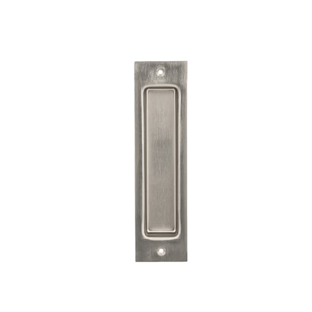 National Hardware National Hardware 8 in. L Satin Nickel Gray Steel Flush Pull N187-024